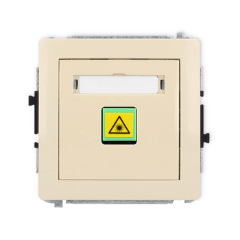 KARLIK DECO 1DGOP-1  Gniazdo światłowodowe optyczne pojedyńcze