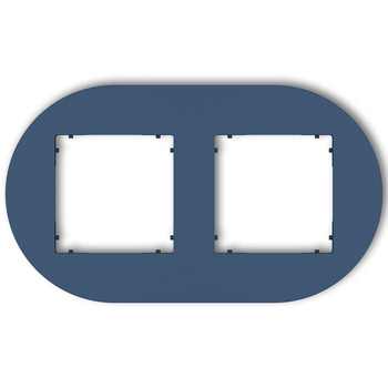 KARLIK MINI 64MRTO-2 Ramka uniwersalna podwójna okrągła z tworzywa