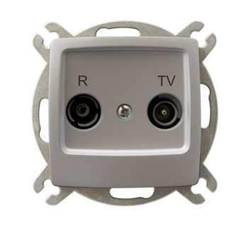 OSPEL KARO GPA-10SP/m/43 Gniazdo RTV przelotowe 10-dB