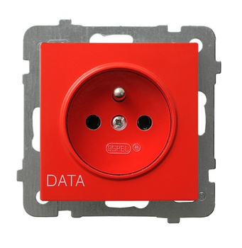 Ospel as GP-1GZD/m/00 Gniazdo pojedyncze z uziemieniem DATA