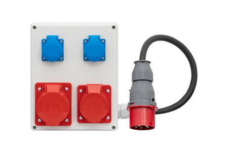 F-ELEKTRO F3.0389 Roz. R-240 2x32/5, 2x230V,wt.32/5+P5x4-1,5m OPD