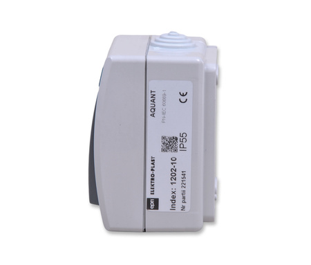 ELEKTRO-PLAST Nasielsk 1202-10 ŁNT-5 AQUANT świecznikowy szary IP55