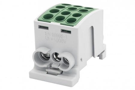 F-ELEKTRO F2.0364 Zacisk HLK 100A-3 (1x25,2x16 / 1x25,2x16)-zielony