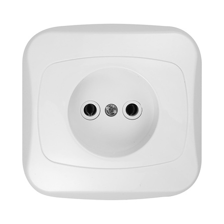 Gniazdo pojedyncze p/t 2p 16A, 250V, ATUT, biały