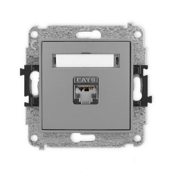 KARLIK ICON 27IGK-5  Gniazdo komputerowe pojedyńcze  1xRJ45