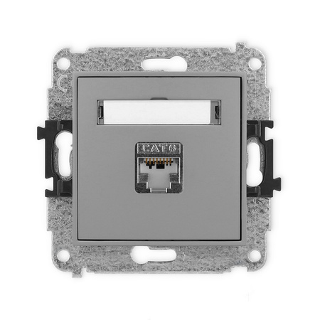 KARLIK ICON 27IGK-5  Gniazdo komputerowe pojedyńcze  1xRJ45