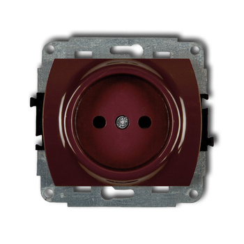 KARLIK TREND 4GP-1p  Gniazdo pojedyńcze  bez uziemienia 2P (przesłony torów prądowych)