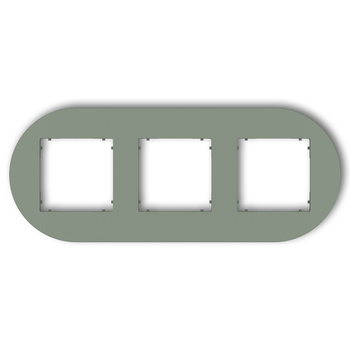 KARLIK MINI 61MRTO-3 Ramka uniwersalna potrójna okrągła z tworzywa