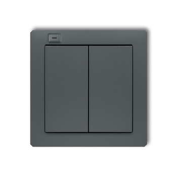 KARLIK DECO 28DEL-2 Nadajnik 2-klawiszowy 4-kanałowy z czujnikiem temperatury do systemu Exta Life