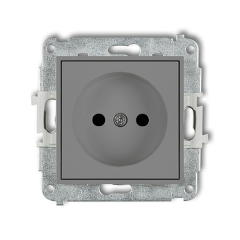 KARLIK MINI 27MGP-1p  Gniazdo pojedyńcze  bez uziemienia 2P (przesłony torów prądowych)