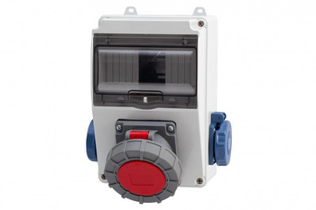 F-ELEKTRO F3.1786  Rozdzielnica  LAGO 7M 16/5, 2x230V     IP65