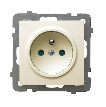 Ospel as GP-1GZP/m/27 Gniazdo pojedyncze z uziemieniem z przesłonami torów prądowych