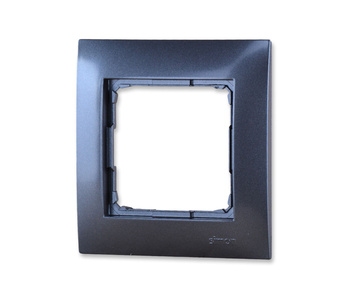 Simon 54 dr1/48 ramka pojedyńcza 1-krotna antracyt