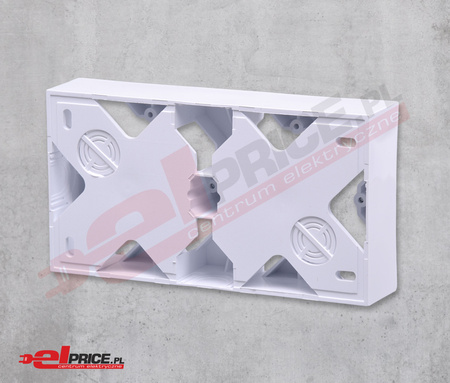 Ospel impresja pnp-2y/00 podwójna puszka naścienna