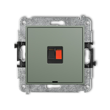 KARLIK ICON 61IGGBO-1 Mechanizm gniazda głośnikowego pojedynczego, bez pola opisowego