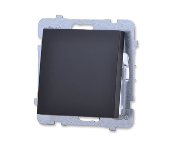 OSPEL AS ŁP-21G/M/33 Łącznik zwierny bez piktogramu czarny metalik