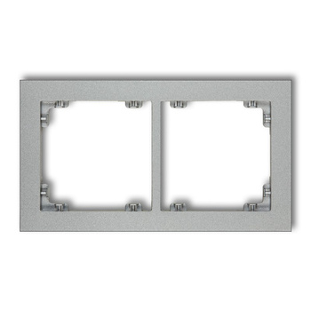 KARLIK DECO 7DR-2 Ramka uniwersalna podwójna z tworzywa