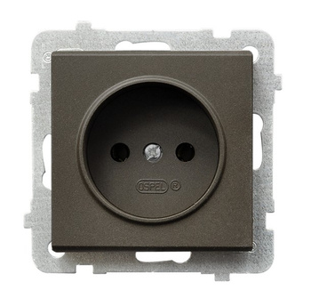 OSPEL SONATA GP-1R/m/40 Gniazdo pojedyncze czekoladowy