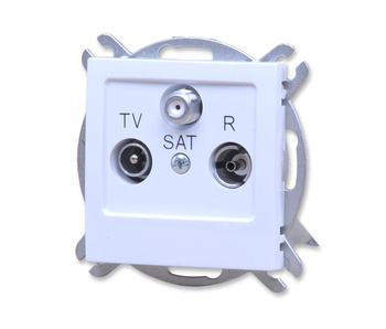 Ospel as gpa-gs/m/00 gniazdo antenowe r-tv-sat końcowe