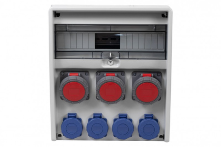 F-ELEKTRO 74186.1 Rozdzielnica ULISSE 17M 2x16/5, 32/5, 4x230V, IP65