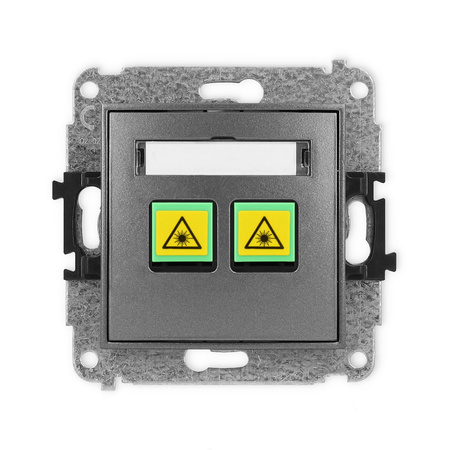 KARLIK ICON 11IGOP-2 Gniazdo światłowodowe optyczne podwójne