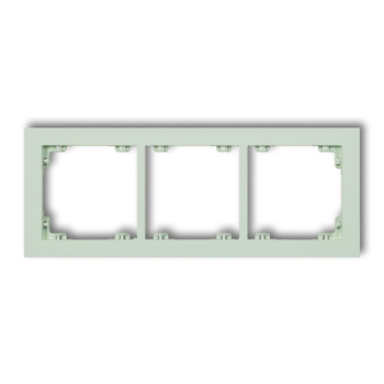 KARLIK DECO 46DR-3 Ramka uniwersalna potrójna z tworzywa DECO Pastel Matt