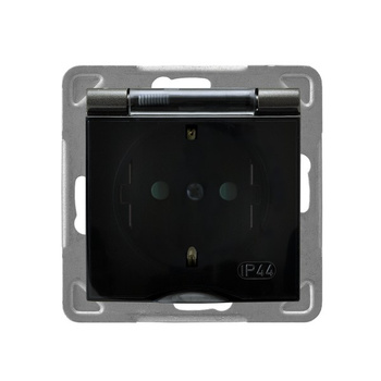 OSPEL IMPRESJA GPH-1YSP/m/50/d Gniazdo hermetyczne schuko, przesłony