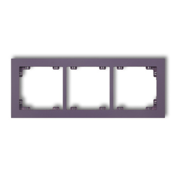 KARLIK DECO 50DR-3 Ramka uniwersalna potrójna z tworzywa DECO Pastel Matt