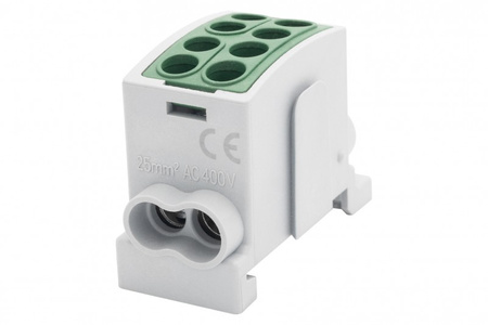 F-ELEKTRO F2.0359 Zacisk HLK 100A-2 (1x25,1x16 / 1x25,1x16)-zielony