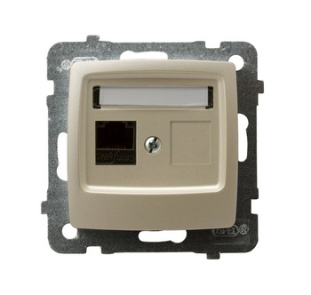 OSPEL KARO GPK-1S/K/m/42 Gniazdo komputerowe pojedyncze, kat. 5e MMC