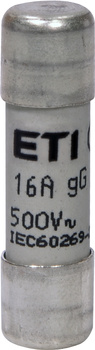 ETI 002651019 Wkładka topikowa cylindryczna CH10x38 gG 16A/500V