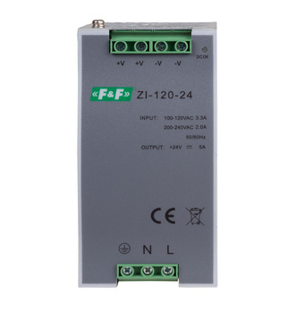 F&F Zasilacz impulsowy  ZI-120-24