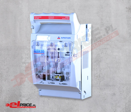 Apator rbk-00 pro rozłącznik izolacyjny nh-00 160a 63-823256-111