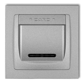 KARLIK DECO 7DSH-1 Łącznik hotelowy z ramką uniwersalną pojedynczą z tworzywa DECO