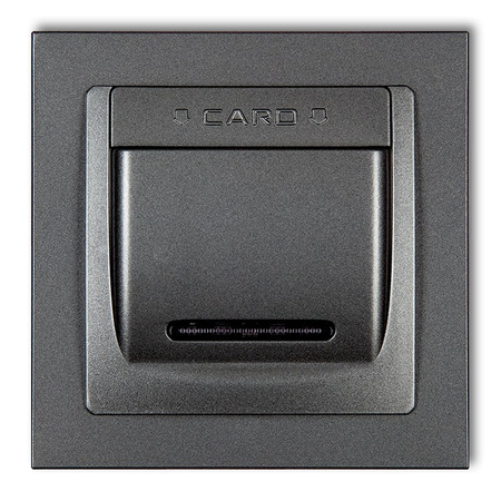 KARLIK DECO 11DSH-1 Łącznik hotelowy z ramką uniwersalną pojedynczą z tworzywa DECO