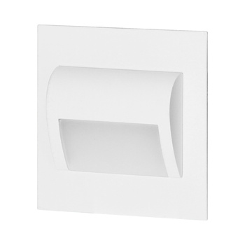DRACO LED NEW 1,5W, oprawa schodowa podtynkowa, 12VDC, 30lm, 4000K, biała, innowacyjny sposób montażu