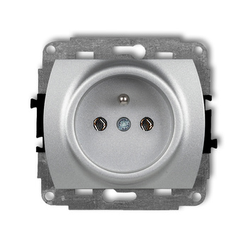 KARLIK TREND 7GP-1z Mechanizm gniazda pojedynczego z uziemieniem 2P+Z (bez przesłon torów prądowych)