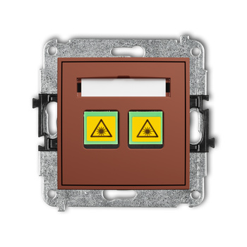 KARLIK ICON 63IGOP-2 Mechanizm gniazda światłowodowego/optycznego podwójnego