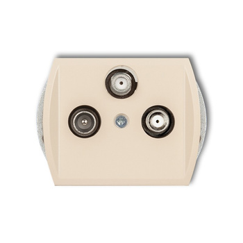 KARLIK TREND 1GSN  Gniazdo abonenckie 2 wyjścia SAT + TV