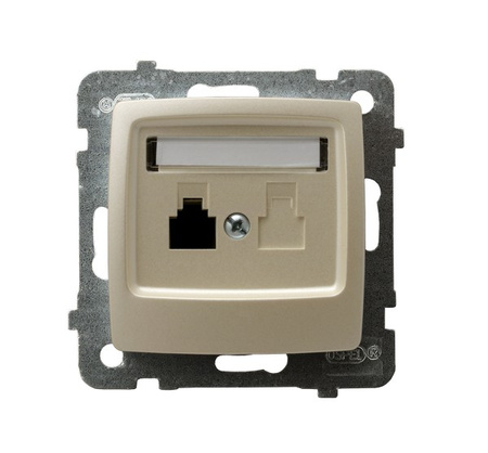 OSPEL KARO GPT-1S/m/42 Gniazdo telefoniczne pojedyncze