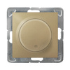 Ospel impresja ŁP-8Y/m/28 Ściemniacz przyciskowo-obrotowy żarowe złoto