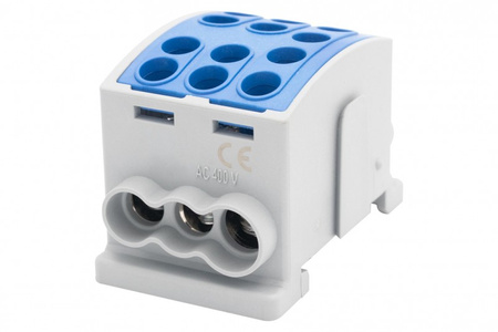 F-ELEKTRO F2.0363 Zacisk HLK 100A-3 (1x25,2x16 / 1x25,2x16)-niebies.