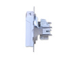 HAGER LUMINIA WL1120 GNIAZDO  2P+E Z KLAPKĄ IP44