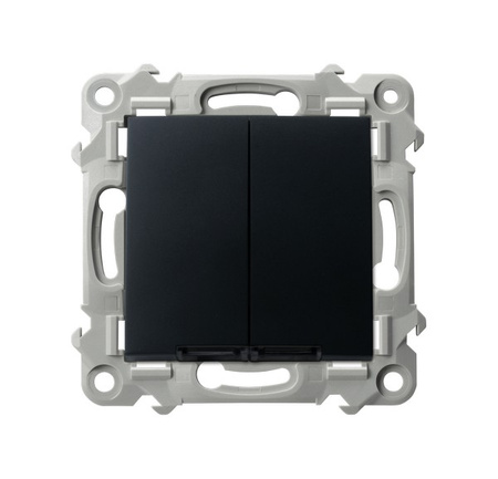 OSPEL SZAFIR ŁP-2ZS/m/33 Łącznik świecznikowy z podświetleniem