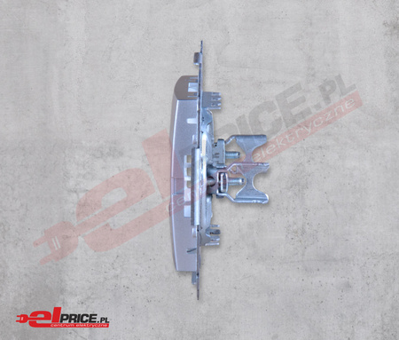 Simon 54 dps.01/43 zaślepka do ramki z mostkiem i łapkami
