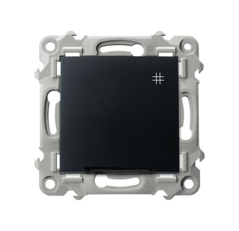 OSPEL SZAFIR ŁP-4ZS/m/33 Łącznik krzyżowy z podświetleniem niebieskim