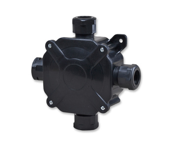 Pawbol puszka hermetyczna pg16 ip67 75x75x33 czarna