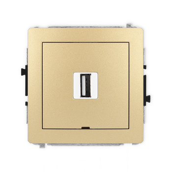KARLIK DECO 29DGUSBBO-1  Gniazdo pojedyńcze  USB A-A 2.0
