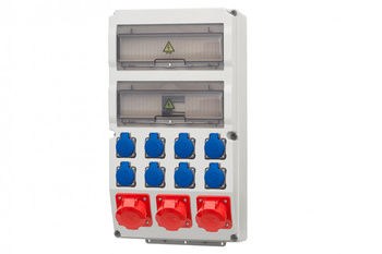 F-ELEKTRO F3.0818  Rozdzielnica CAJA 26M 2x16/5, 32/5, 8x230V