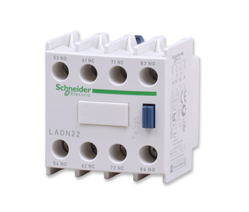 SCHNEIDER Styki pomocnicze, Tesys Deca, 2NO+2NC, przednie, LADN22